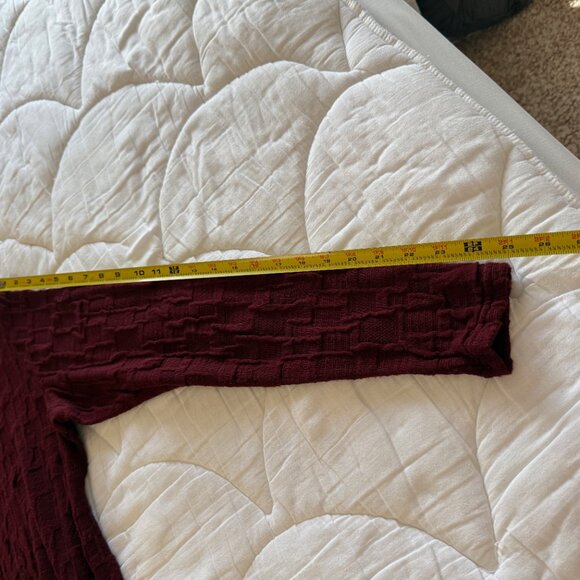 Cut Loose Sweater Set – Top & Skirt – Burgundy, Size Large NWOT - Picture 11 of 16